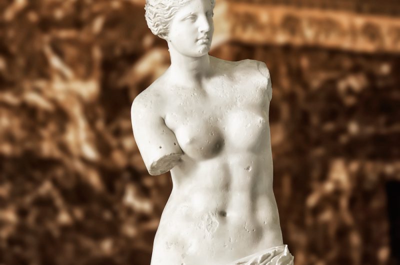 PARIS MARCH 18, 2015: Aphrodite of Milos also known as Venus de Milo, a famous ancient Greek statue