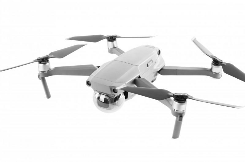 drone moderne camera isole fond blanc
