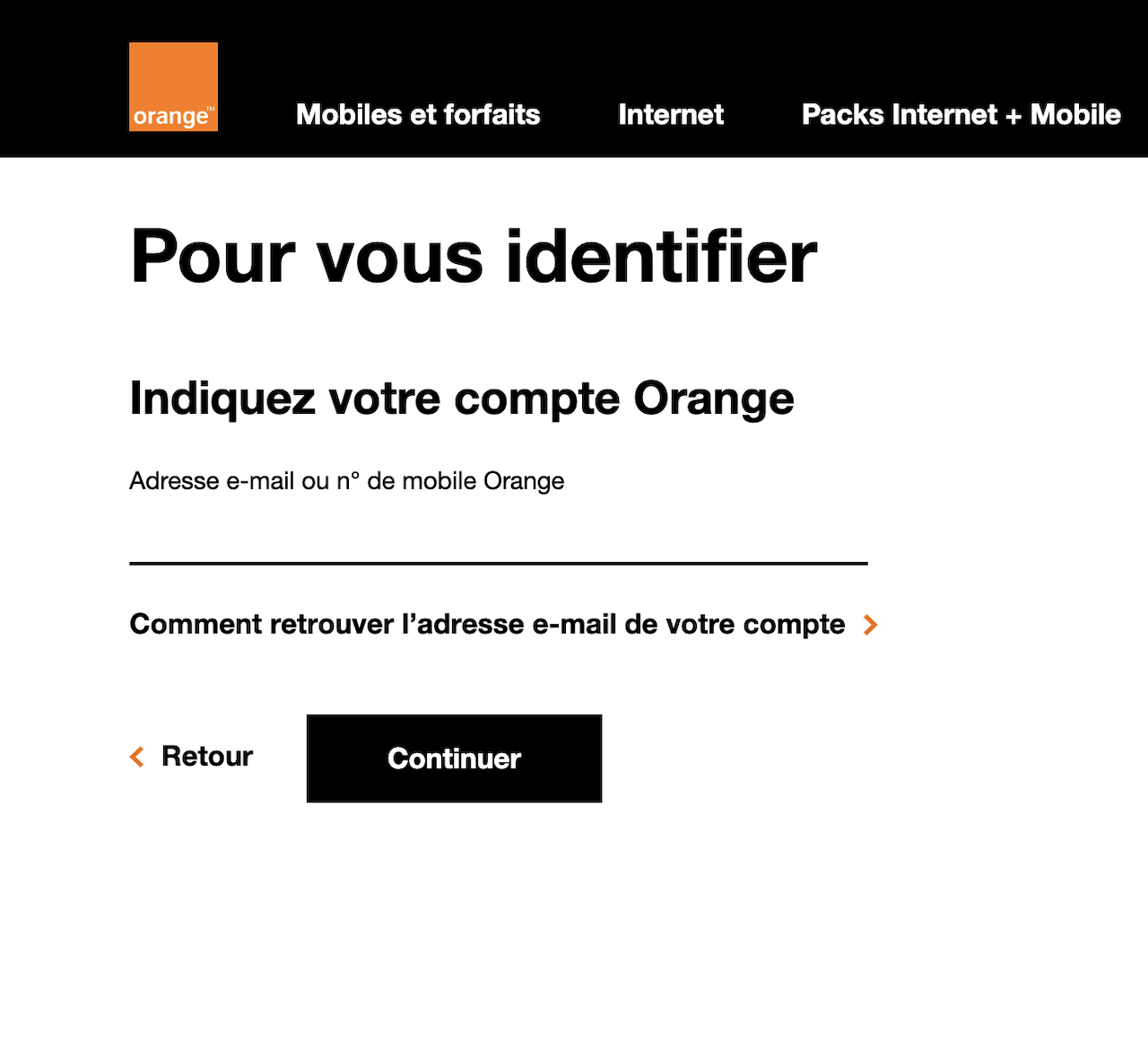 connexion orange mail