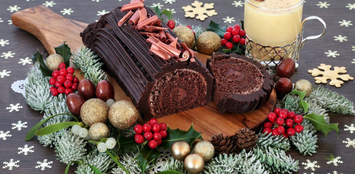 Bûche de Noël au chocolat