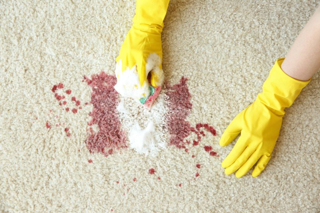 nettoyer vos tapis avec de la levure chimique