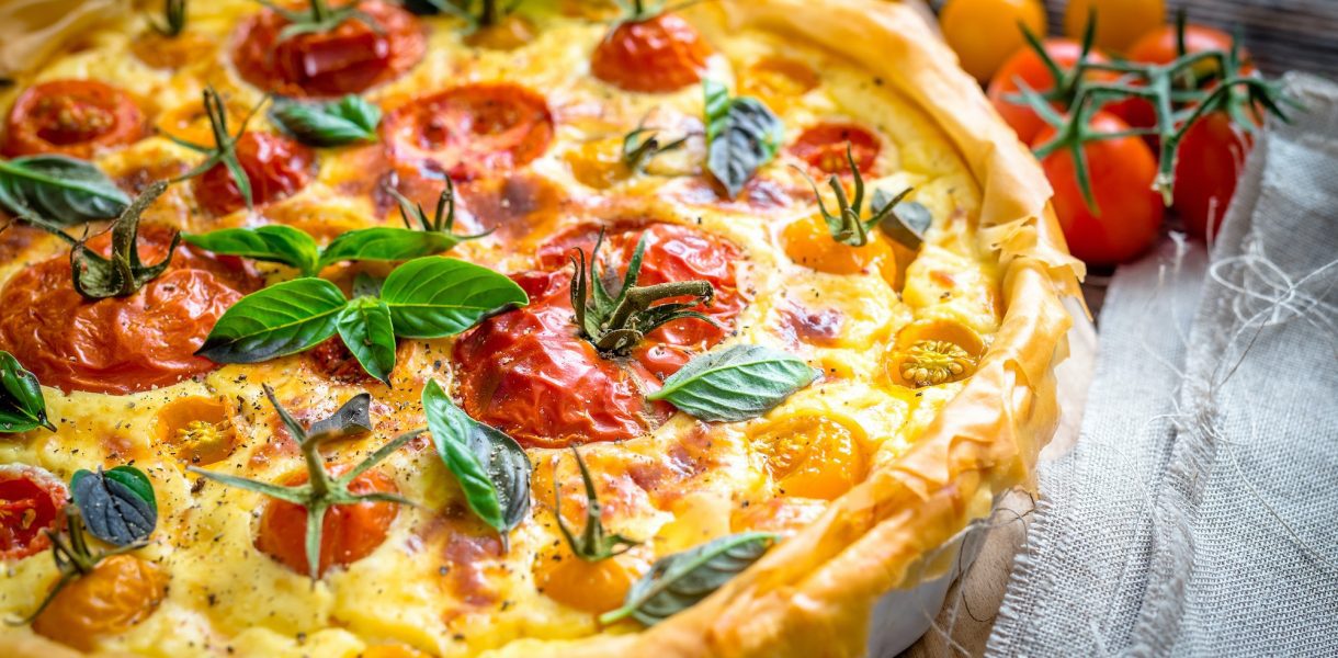 tarte au thon tomate et moutarde