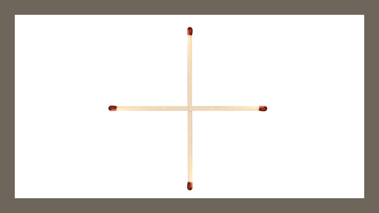 Square Match Challenge: Move the match to form a square