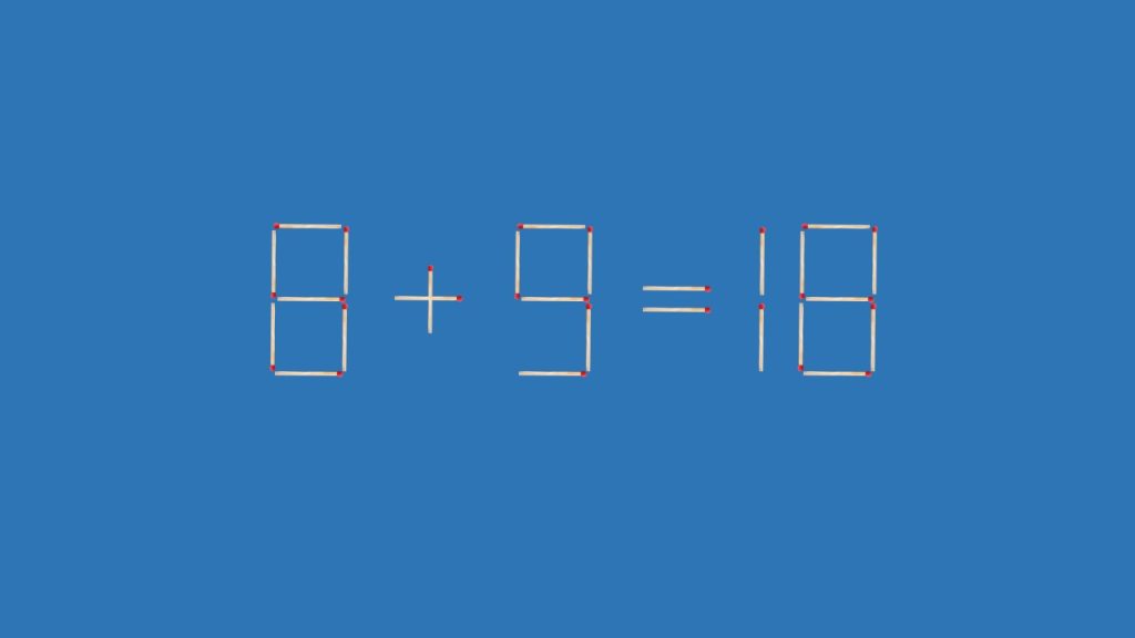 Défi mathématique de l'allumette