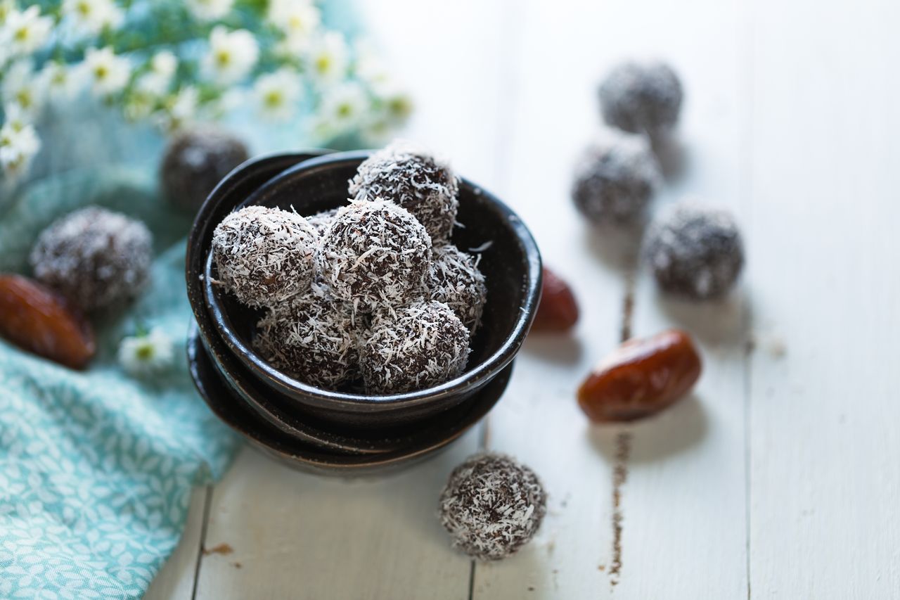 Truffes chocolat noix coco