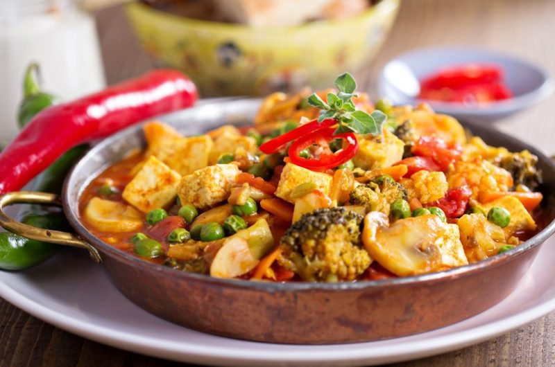 Recette curry tofu