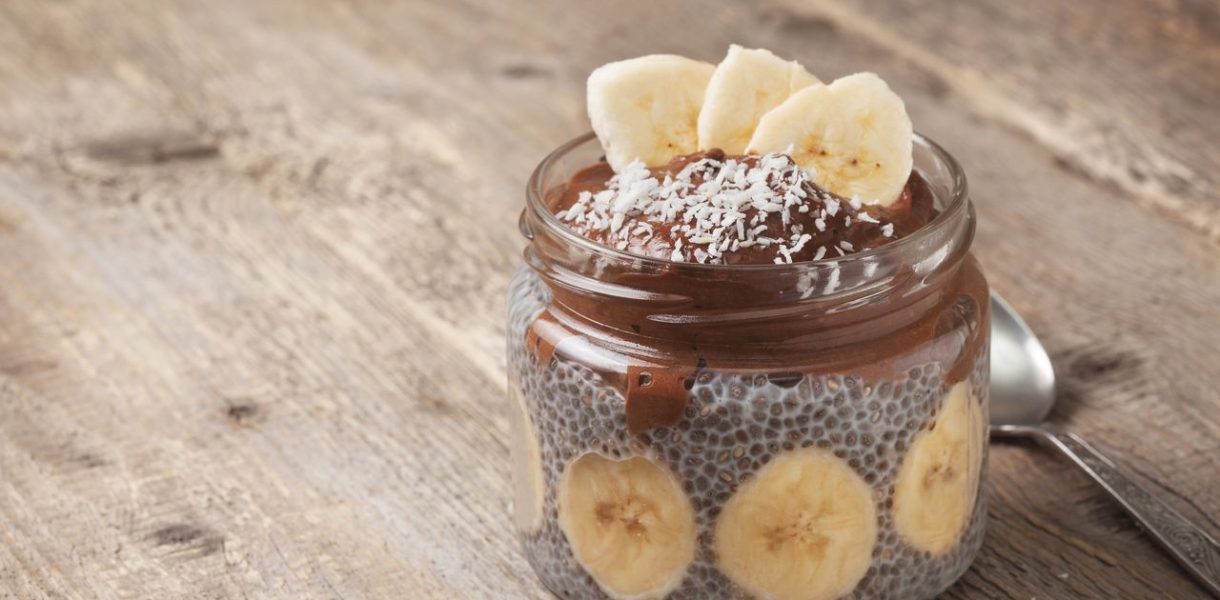 Recette pudding chia chocolat banane