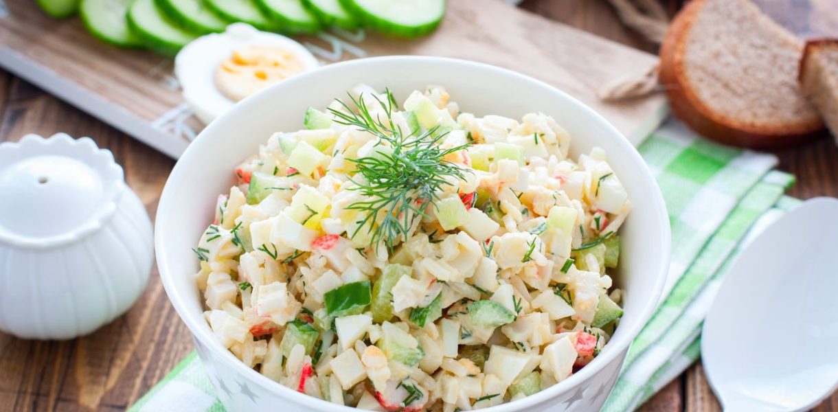 Recette salade riz surimi