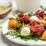 Salade melon mozzarella