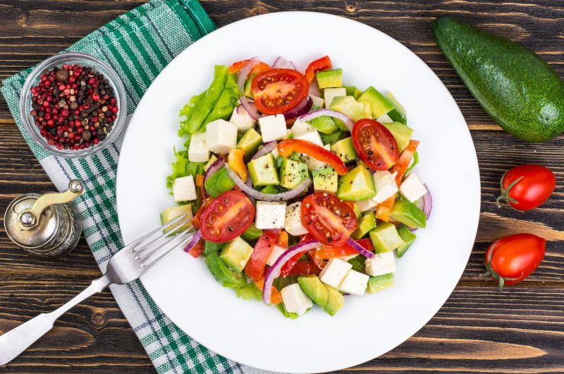 Salade quinoa avocat feta