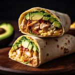 Wrap poulet avocat