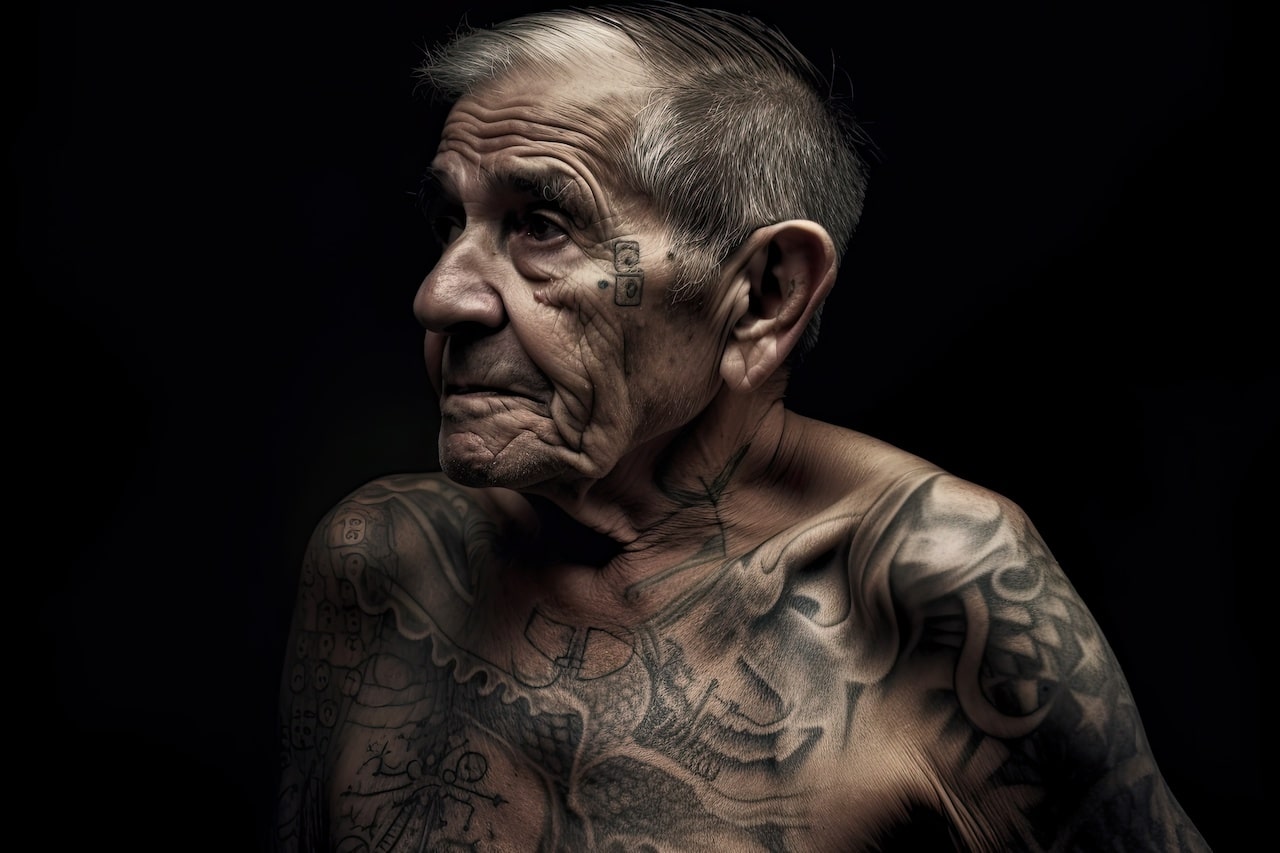 tatouage personne agee 0