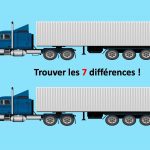 Objectif : Trouver 7 différences camion entre ces 2 camions en moins de 30 secondes