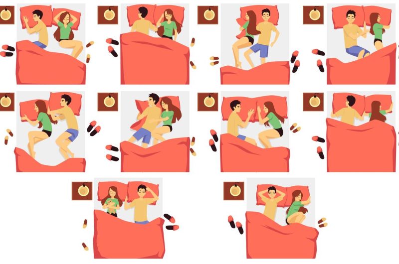 positions sommeil couple