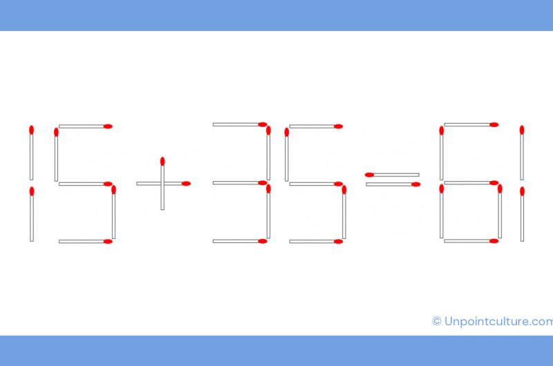15+35=61 incorrect