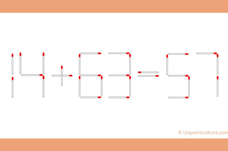 14+63=57 incorrect