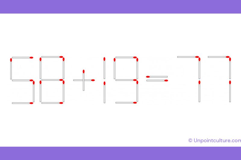 58+19=77 incorrect