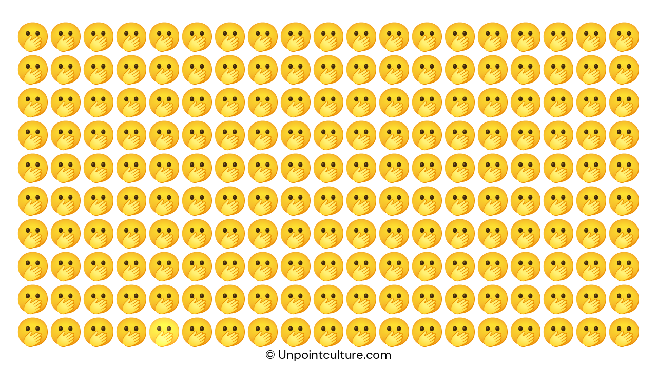 Serez-vous capable de repérer l'intrus parmi tous ces emojis en un temps record ? Bonne chance !