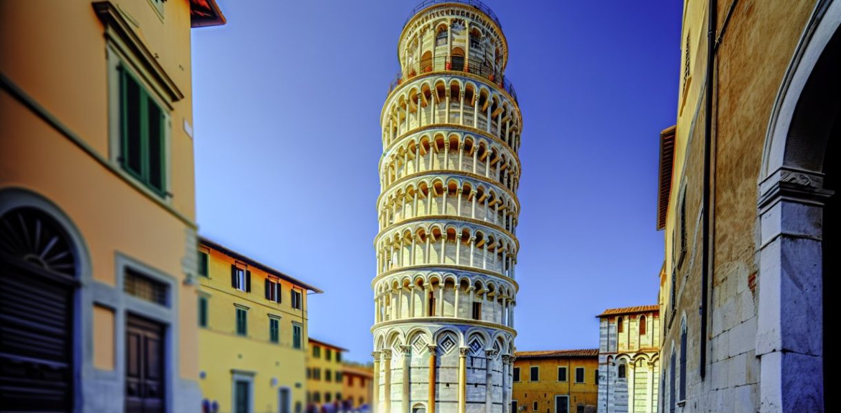 Un bâtiment célèbre qui a subi des erreurs architecturales coûteuses, comme la Tour de Pise en Italie.