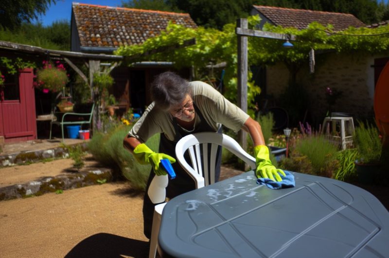 Le guide ultime pour nettoyer et raviver votre table de jardin en plastique