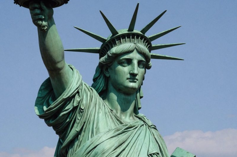 Pourquoi la couleur de la statue de la Liberté a-t-elle viré au vert ?