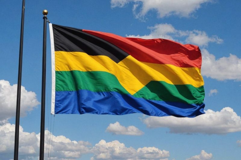 Pourquoi le drapeau d'Afrique du Sud est-il surnommé "arc-en-ciel" ?