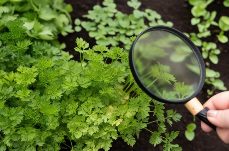 Le mystère du persil jaunissant : causes et solutions pour sauver vos plantes