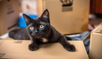 Les mystères des boîtes en carton et leur irrésistible attrait pour nos amis les chats