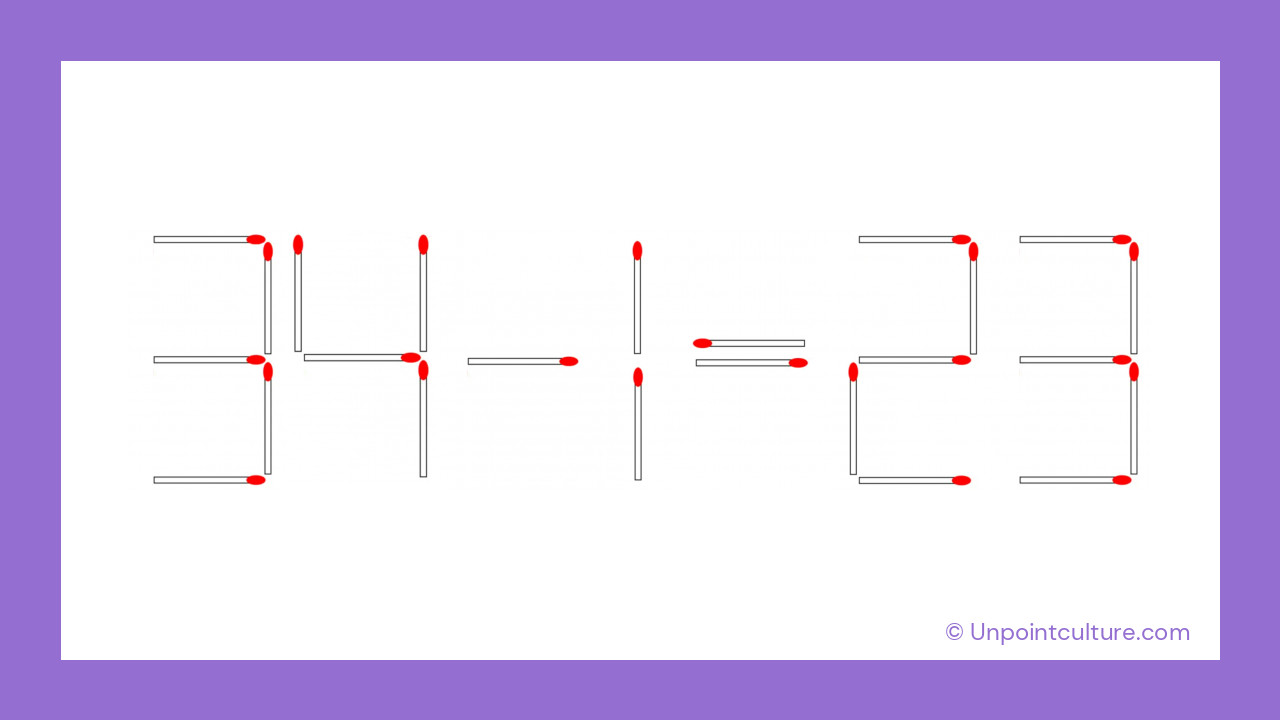 Serez-vous capable de résoudre ce défi des allumettes en moins de 30 secondes ?