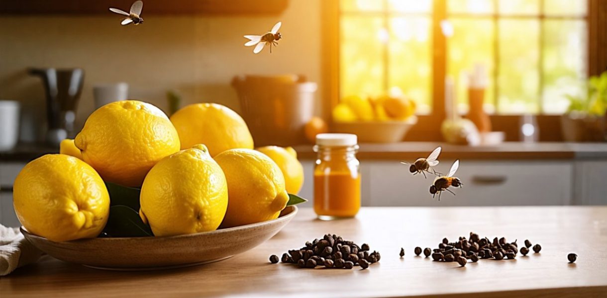 Adieu mouches ! Le duo gagnant clou de girofle et citron pour les éloigner naturellement