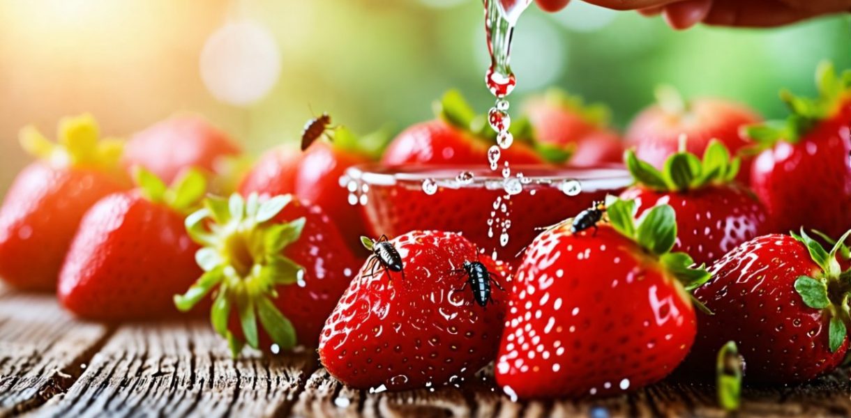 Fraises infestées : l'astuce magique pour les débarrasser des insectes en un clin d'œil