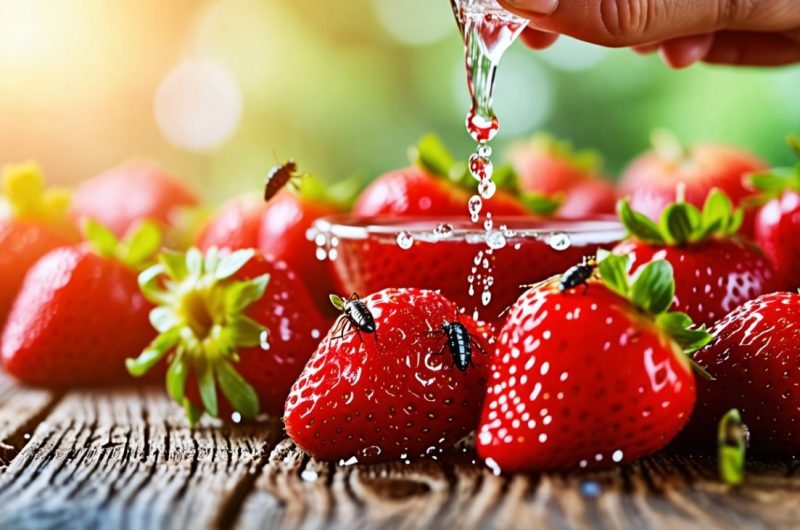 Fraises infestées : l'astuce magique pour les débarrasser des insectes en un clin d'œil