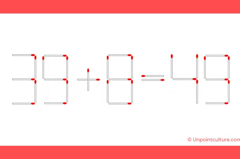 39+8=49 incorrect