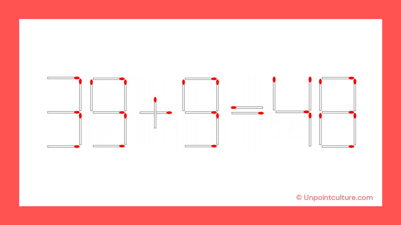 La magie des maths opère : 39 + 9 = 48 !