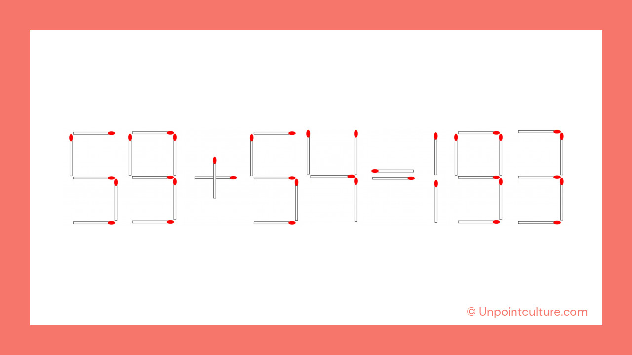 Défiez votre logique : une seule allumette pour résoudre l'impossible