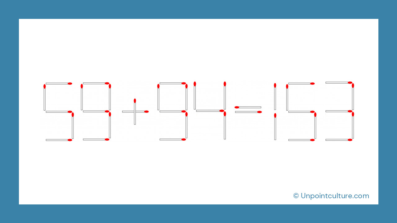 La magie des allumettes révélée : de 193 à 153 en un tour de main !