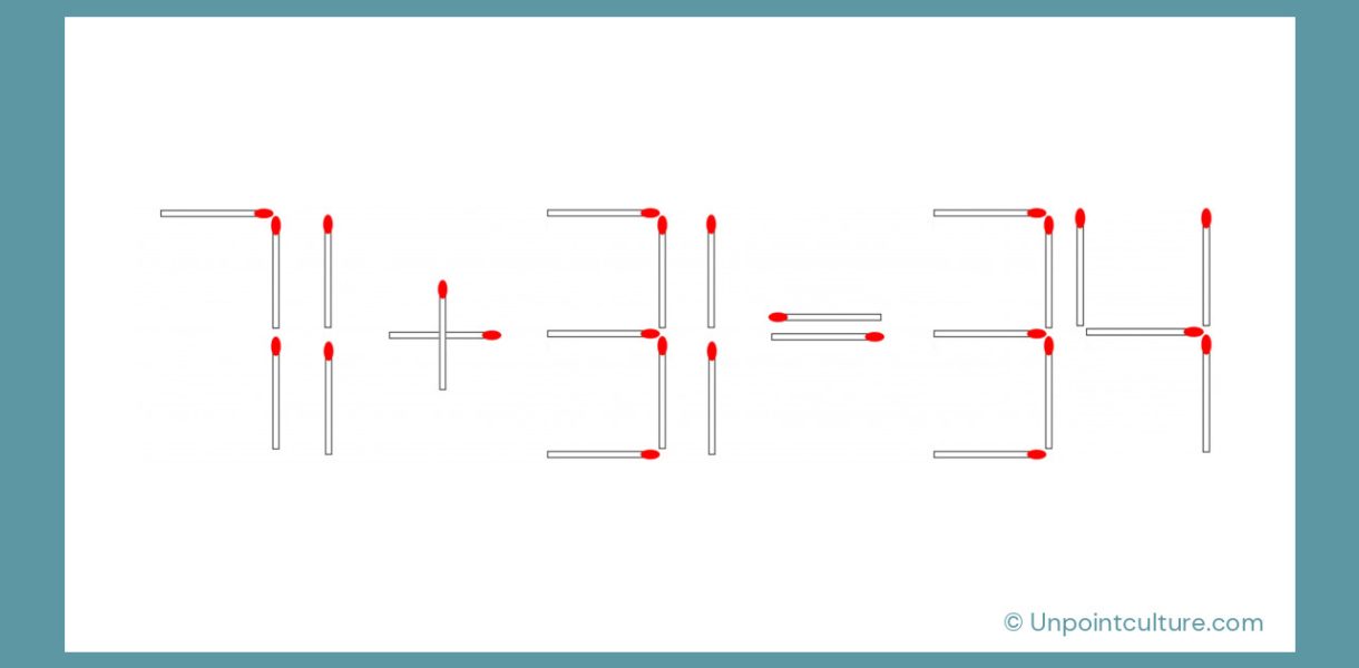 71+31=34 incorrect