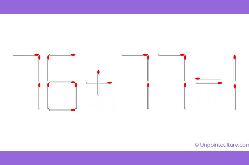 76+77=1 incorrect