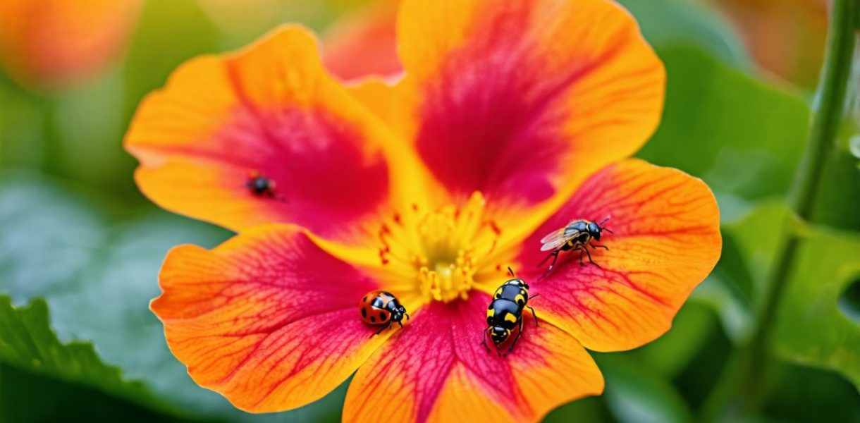 Capucines : les fleurs qui attirent pucerons et insectes utiles au jardin