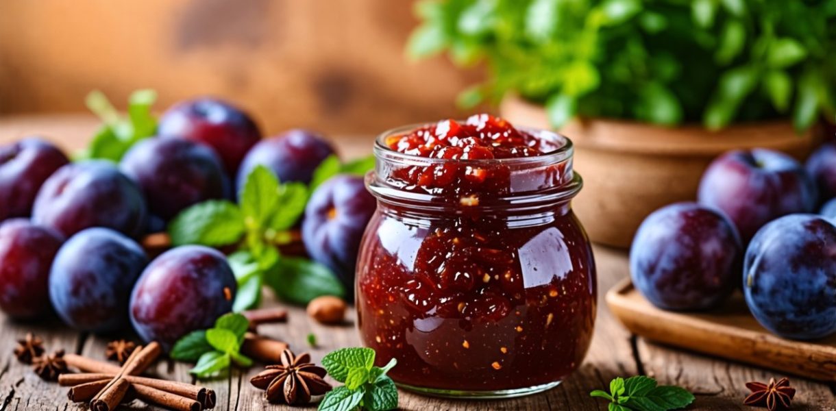 Chutney de prunes maison : une explosion de saveurs pour égayer vos plats