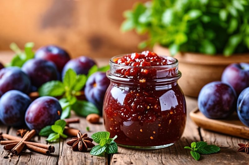 Chutney de prunes maison : une explosion de saveurs pour égayer vos plats