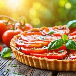 La tarte salée aux tomates et basilic : un incontournable de la cuisine estivale française