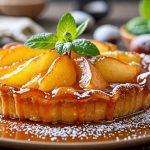 La tarte tatin aux poires et caramel au beurre salé : un mariage gourmand et raffiné