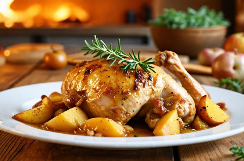 Le Poulet au Cidre et aux Pommes : une symphonie de saveurs à découvrir