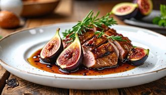 Magret de canard aux figues rôties : l'alliance parfaite entre tradition et saveurs exquises