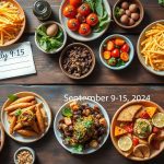 Menu de la semaine : 7 jours de recettes faciles et gourmandes (9-15 septembre 2024)