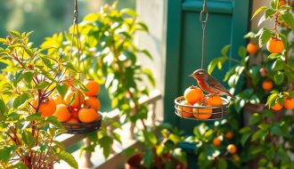 Attirez les rouges-gorges sur votre balcon avec ce fruit surprenant