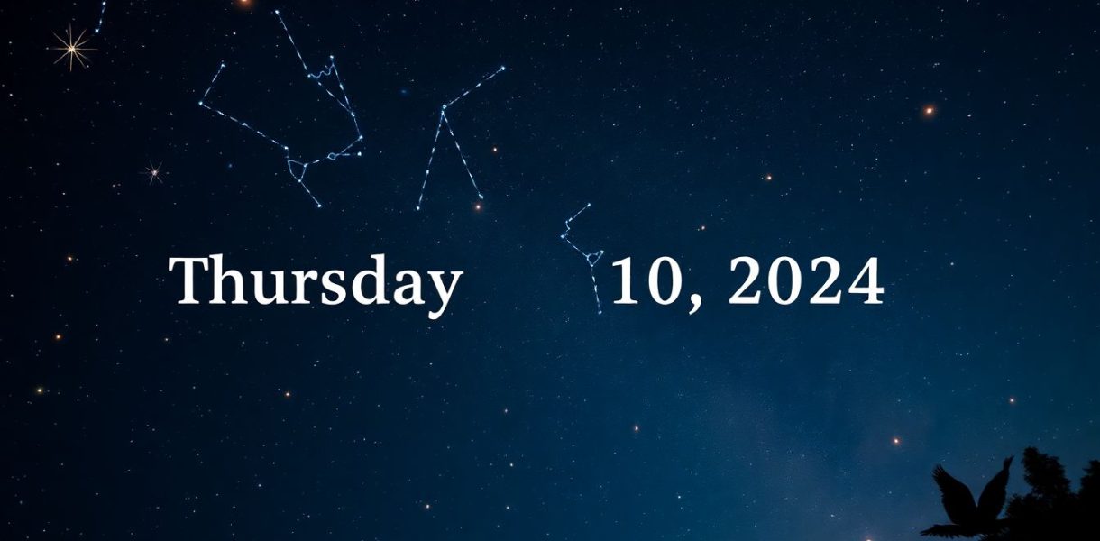 Horoscope du jeudi 10 octobre 2024 : Ce que les astres vous réservent