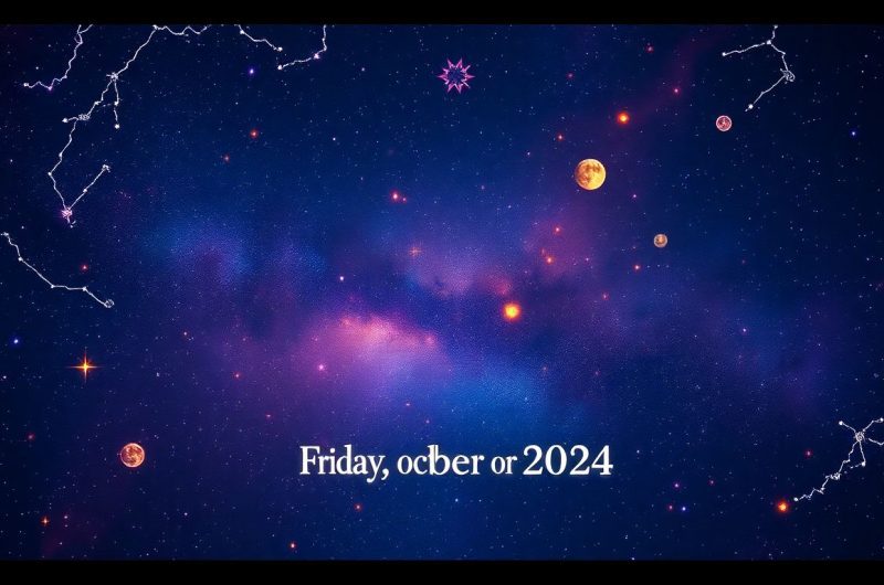 Horoscope du vendredi 25 octobre 2024 : Quelles surprises vous réservent les astres ?