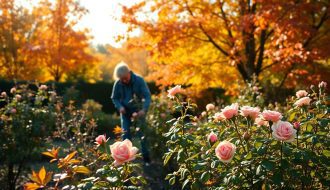 Taille automnale des rosiers : le secret pour une floraison exceptionnelle